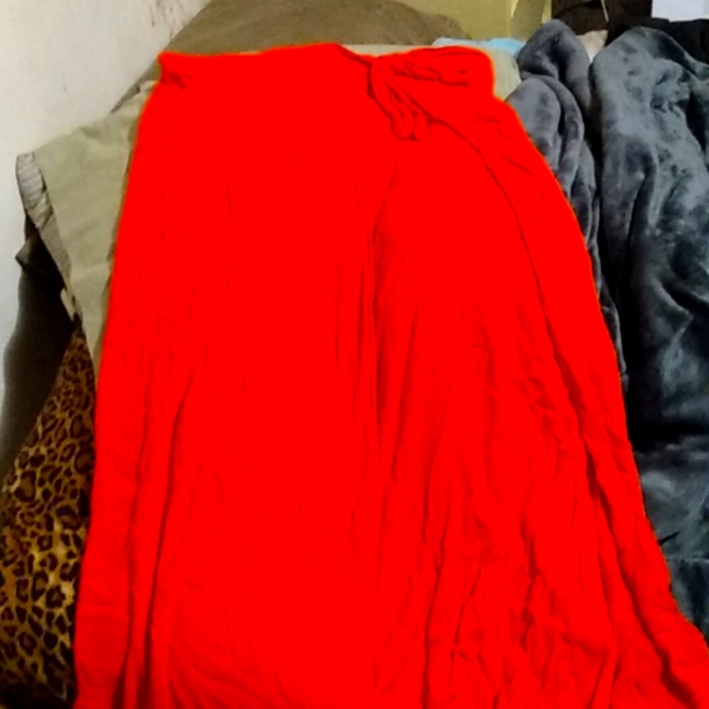 Forever 21 orange skirt